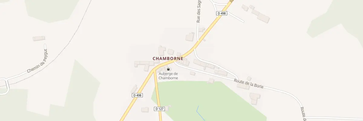 Plan du 1 Rte de la Borie à Félines