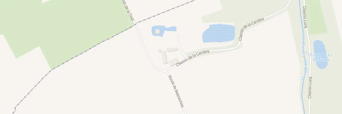 Plan du 5256 Che de Bettrechies à Saint-Waast