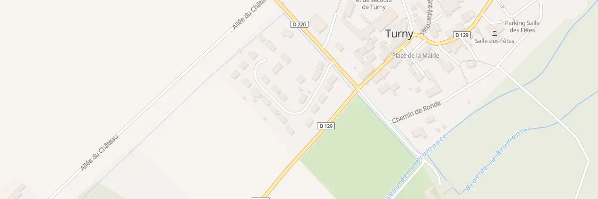 Plan du 8 Rue du Parc à Turny