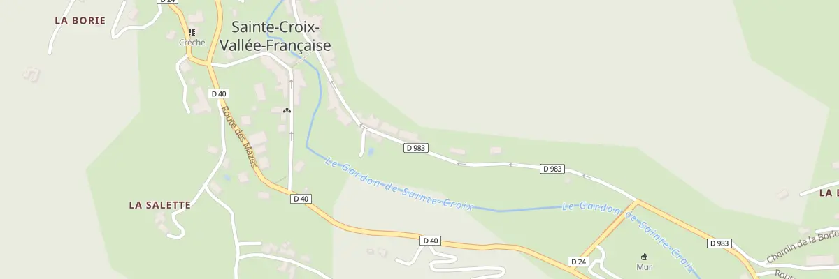Plan du 5080 Sainte Croix Village à Sainte-Croix-Vallée-Française