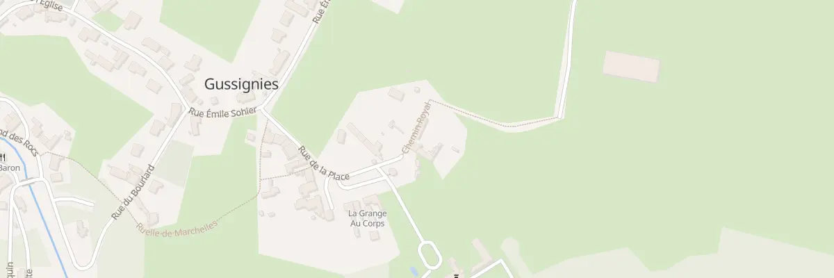 Plan du 10 Gpl Grand Place à Gussignies