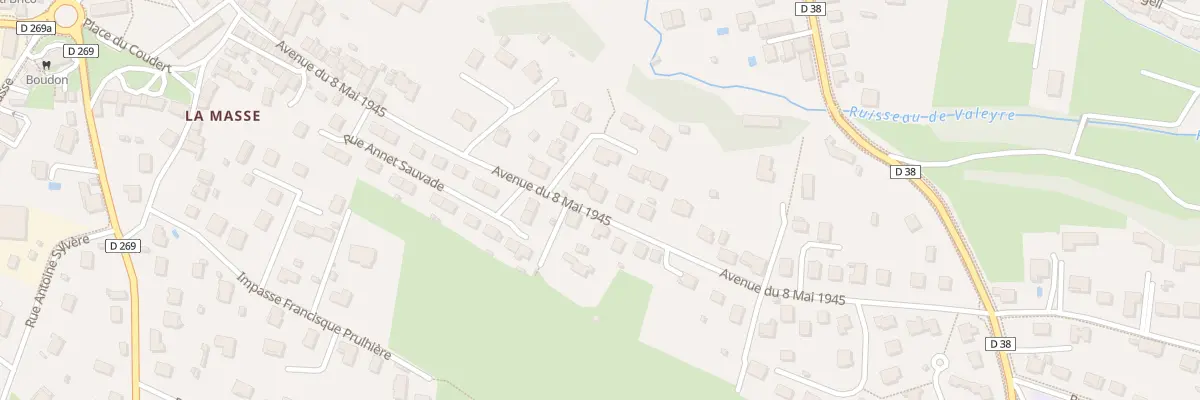 Plan du 57 Av du 8 Mai 1945 à Ambert