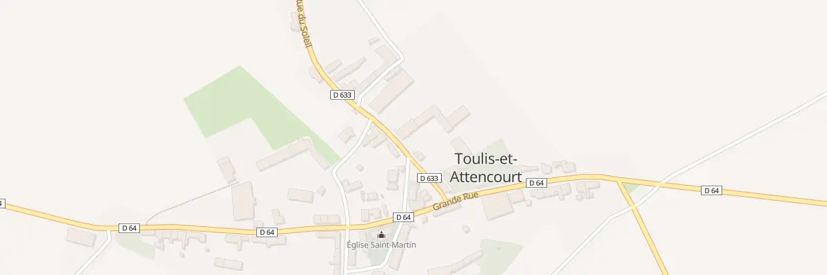 Plan du 4 Rue du Soleil à Toulis-et-Attencourt