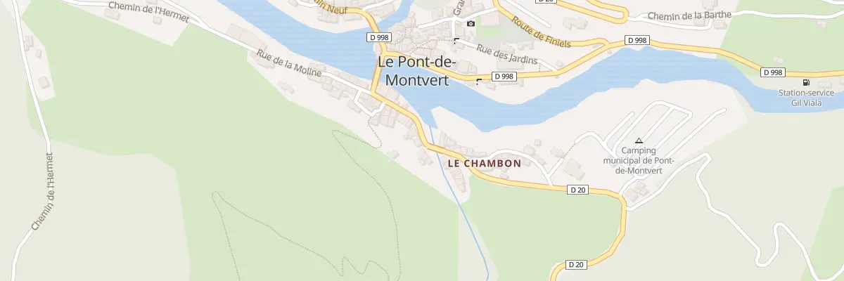 Plan du 95 Rue de la Placette à Pont de Montvert - Sud Mont Lozère