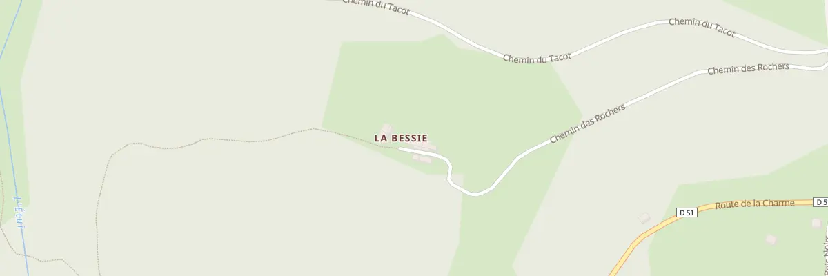 Plan du 4 Che des Rochers à Saint-Priest-la-Prugne