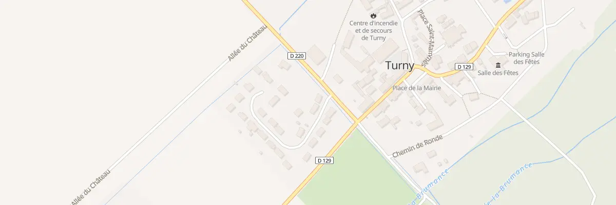 Plan du 4 Rue du Parc à Turny
