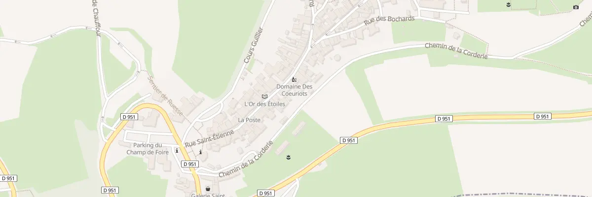 Plan du 38 Rue St Etienne à Vézelay