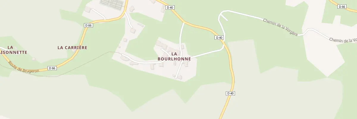 Plan du 5112 La Bourlhonne à Saint-Pierre-la-Bourlhonne