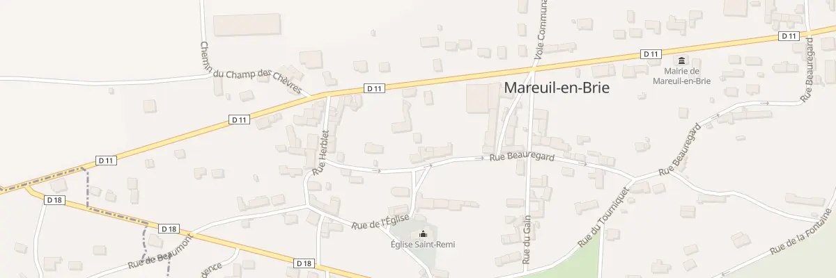 Plan du 54 Rue Beauregard à Mareuil-en-Brie