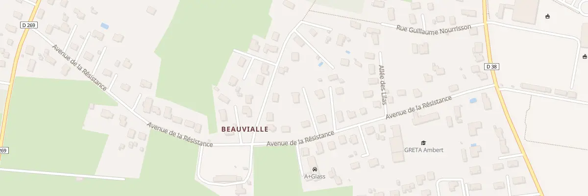 Plan du 9003 All des Violettes à Ambert