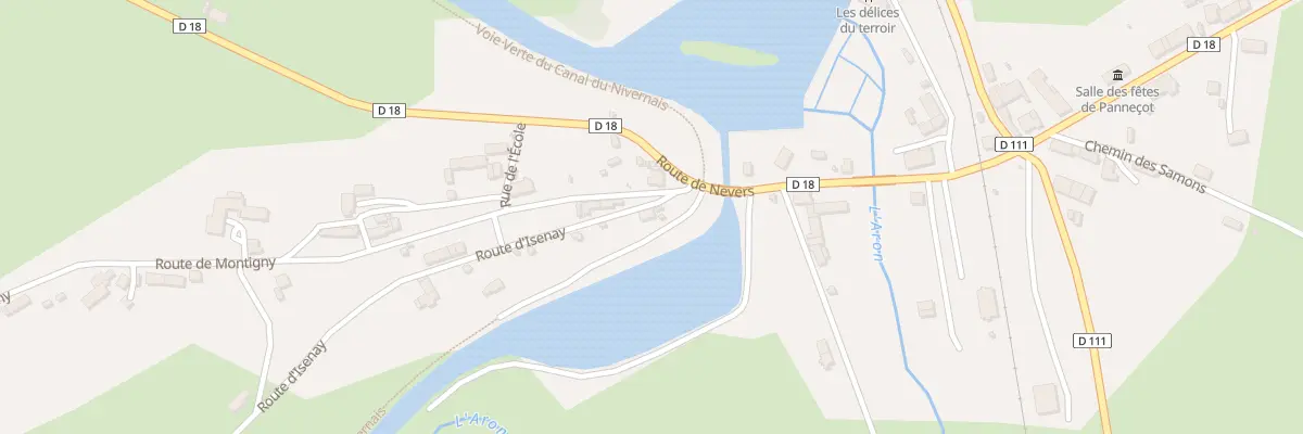 Plan du 41 Rte d’Isenay à Limanton