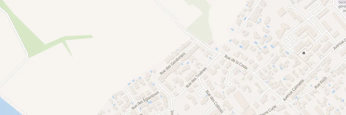 Plan du 14 Rue des Genevriers à Frontignan