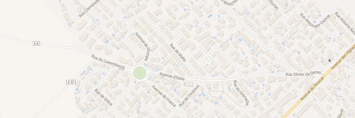 Plan du 13 Rue de Malte à Frontignan