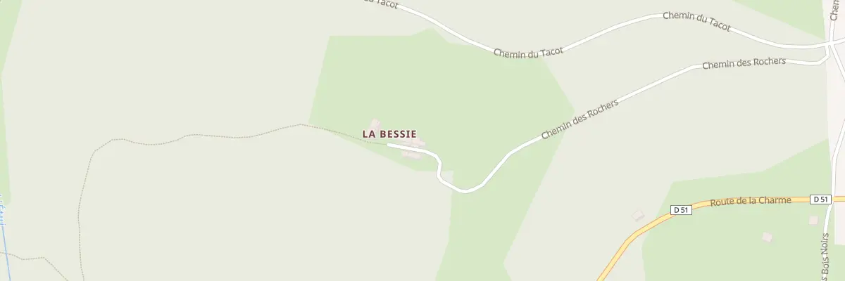 Plan du 2 Che des Rochers à Saint-Priest-la-Prugne