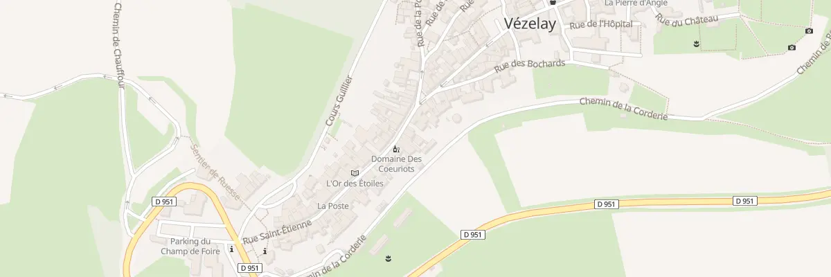 Plan du 48 Rue St Etienne à Vézelay