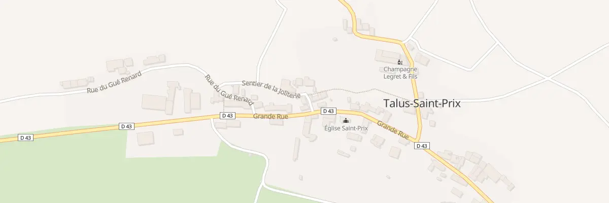 Plan du 2 Rue des Bonnes à Talus-Saint-Prix