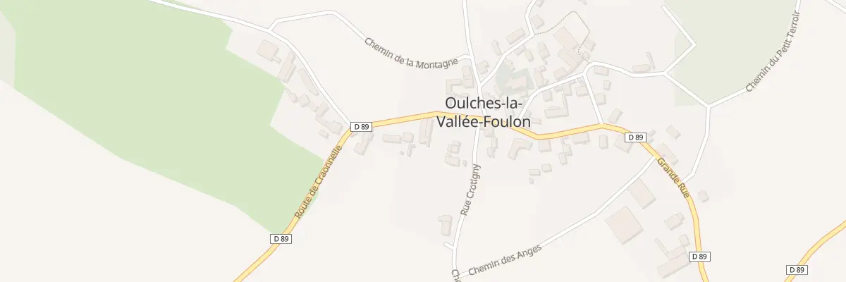 Plan du 8 Gr Grande Rue à Oulches-la-Vallée-Foulon