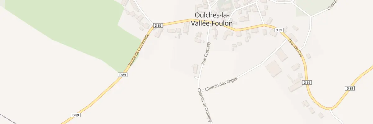 Plan du 2 Rue Crotigny à Oulches-la-Vallée-Foulon