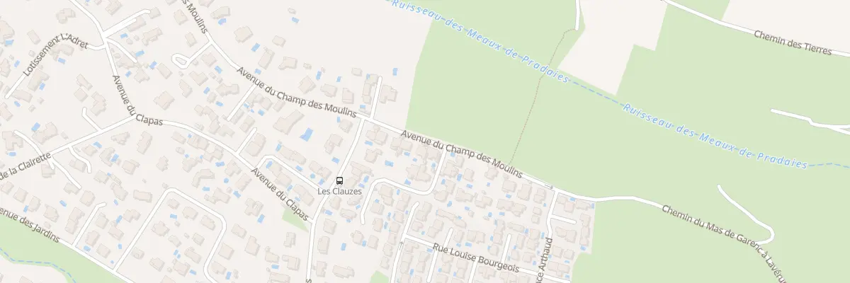 Plan du 1 Av du Champ des Moulins à Murviel-lès-Montpellier