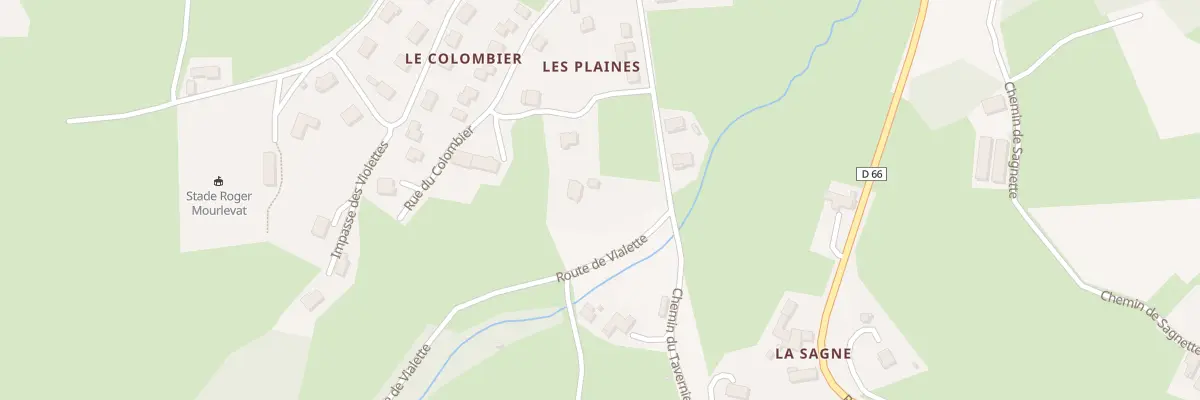 Plan du 220 Rue des Plaines à Job