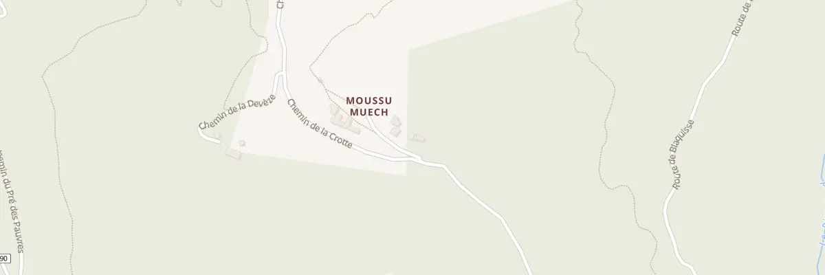 Plan du 2 Rte de Moussu Muech à Saint-Martial