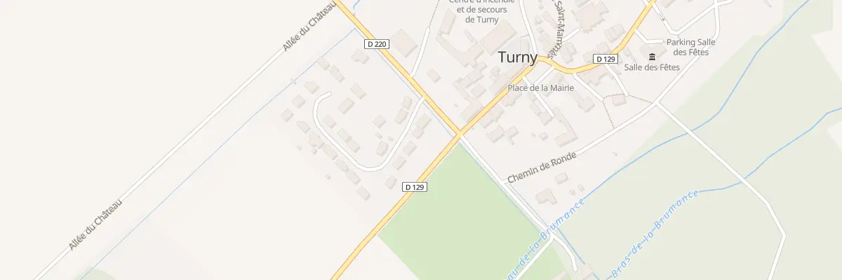 Plan du 3 Rue du Parc à Turny