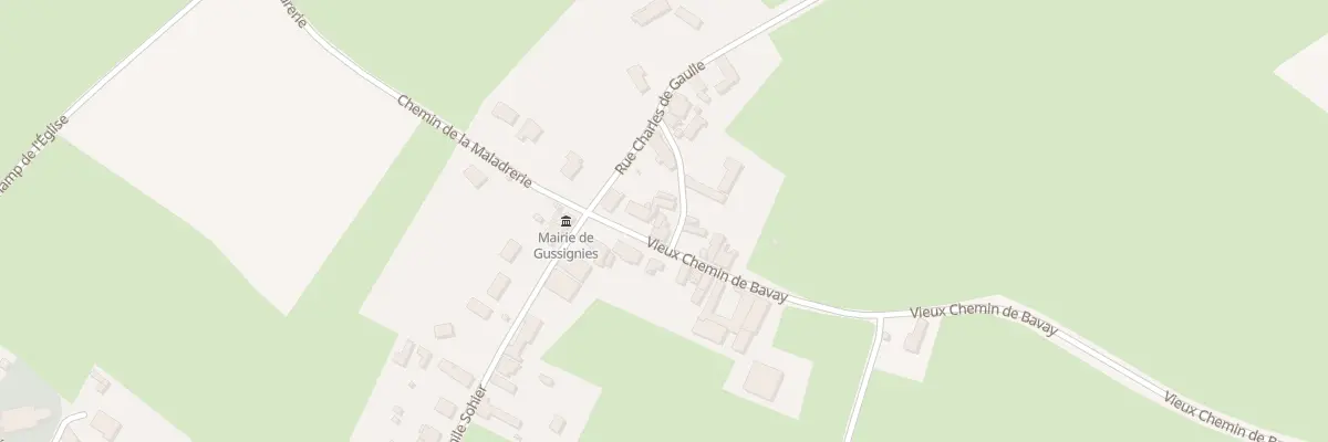 Plan du 6 Rue de Termicourt à Gussignies