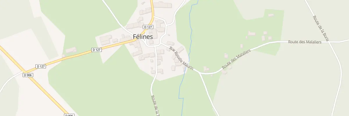 Plan du 5008 Le Bourg à Félines
