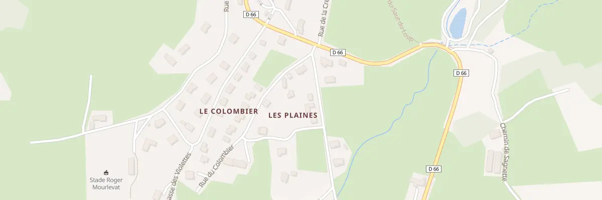 Plan du 84 Rue des Plaines à Job