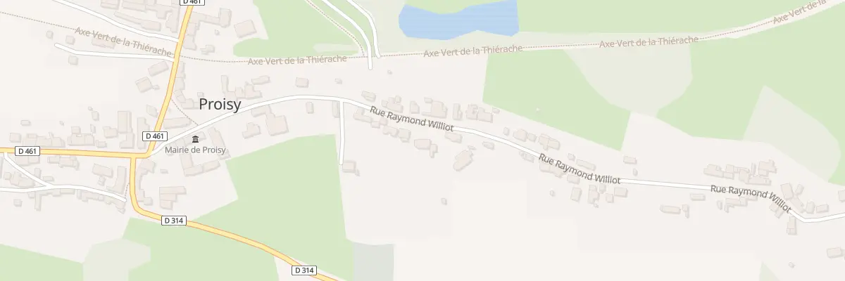 Plan du 28 Rue Raymond Williot à Proisy