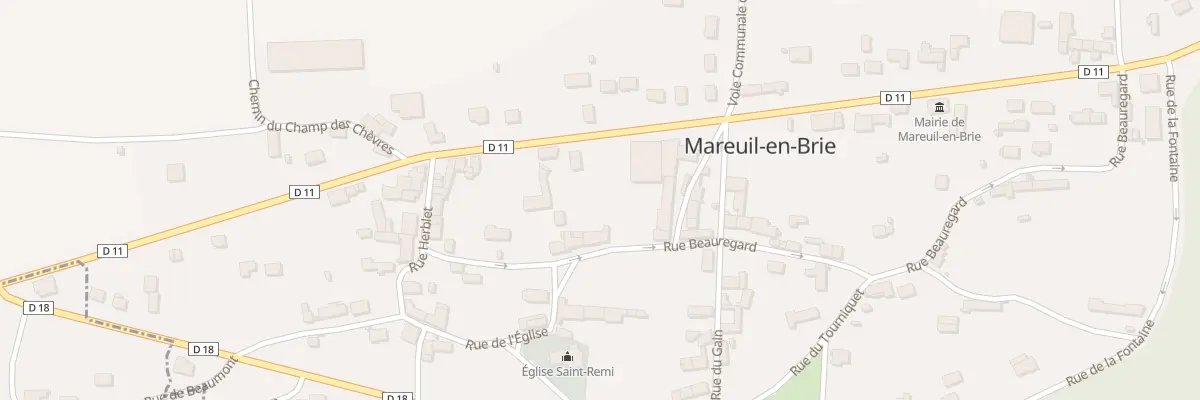 Plan du 50 Rue Beauregard à Mareuil-en-Brie