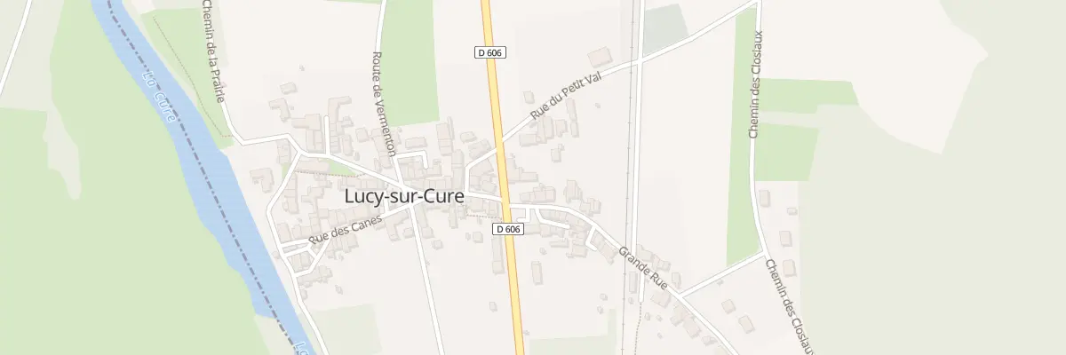 Plan du 5 Grande Rue à Lucy-sur-Cure