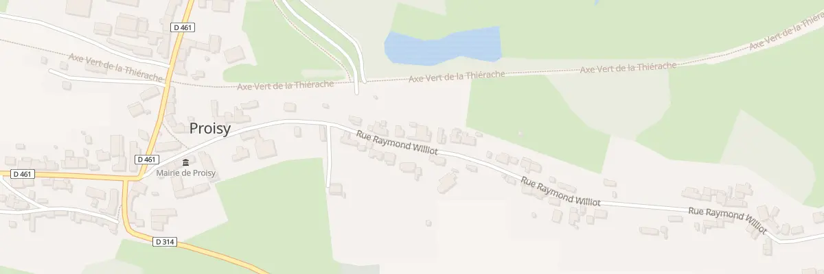 Plan du 23 Rue Raymond Williot à Proisy