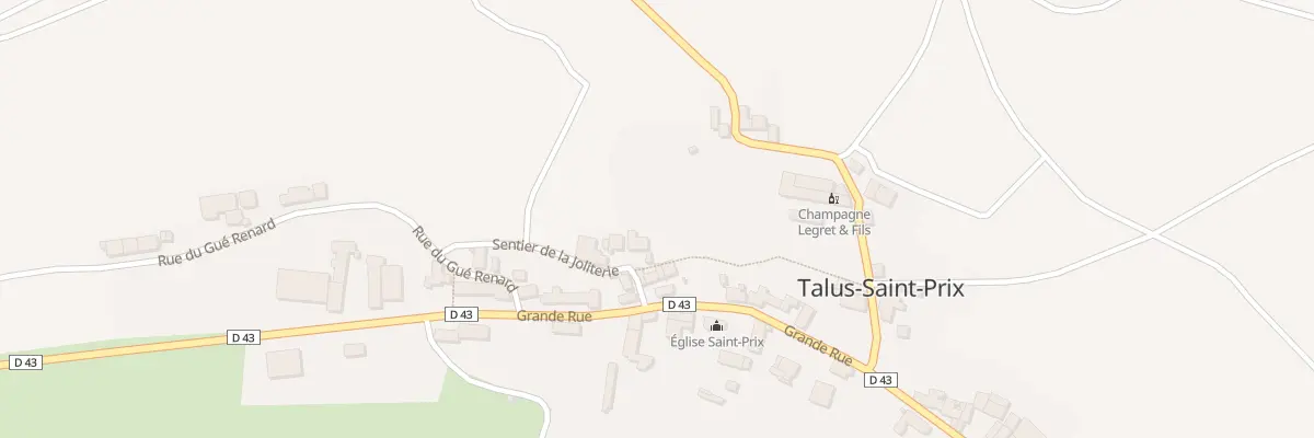 Plan du 5017 Le Village à Talus-Saint-Prix