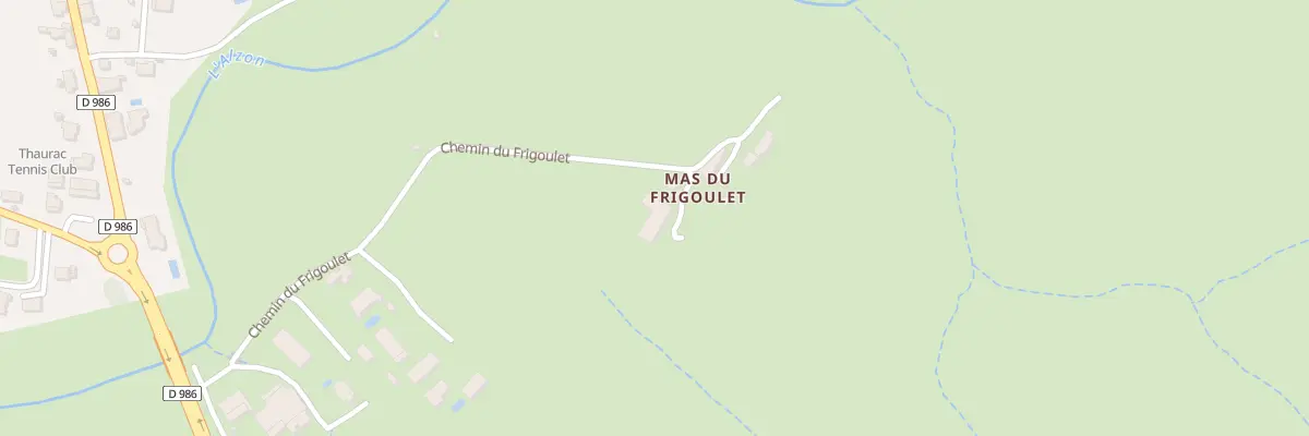 Plan du 522 Che du Frigoulet à Saint-Bauzille-de-Putois