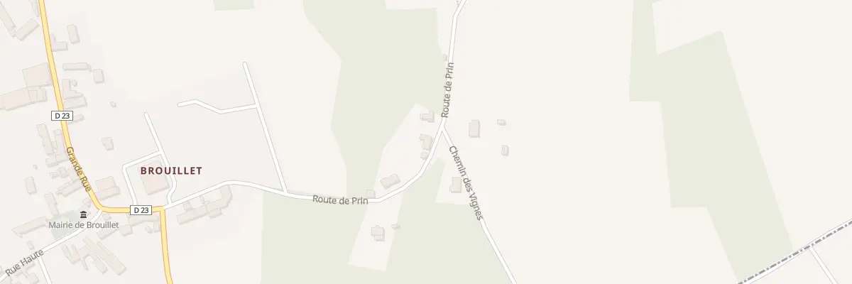 Plan du 7 Che de Prin à Brouillet