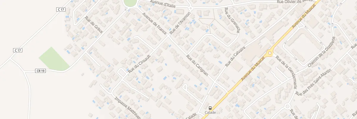 Plan du 29 Rue du Carignan à Frontignan