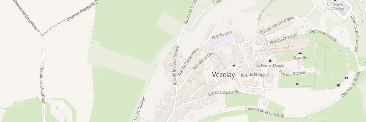 Plan du 7 Rue de l’Argenterie à Vézelay