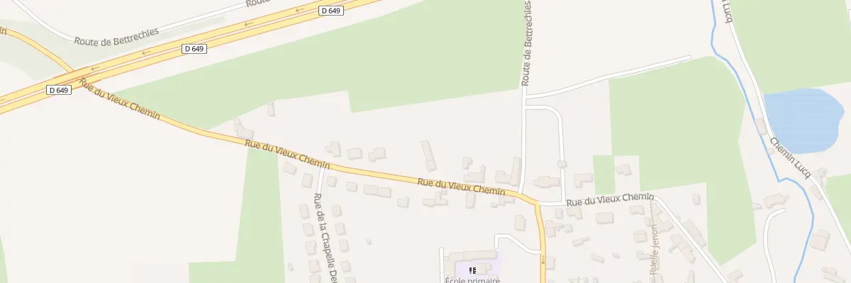 Plan du 26 Vche Vieux Chemin à Saint-Waast