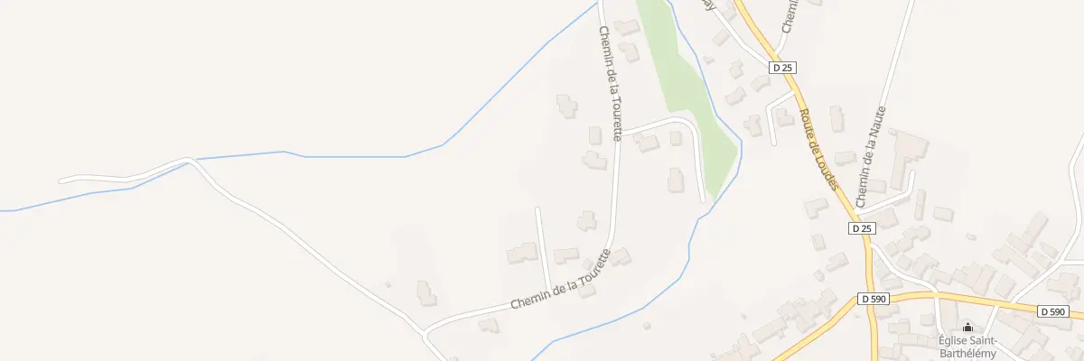 Plan du 17 Che de la Tourette à Chaspuzac