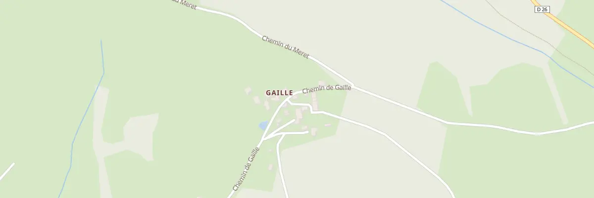 Plan du 19 Che de Gaille à Arfeuilles