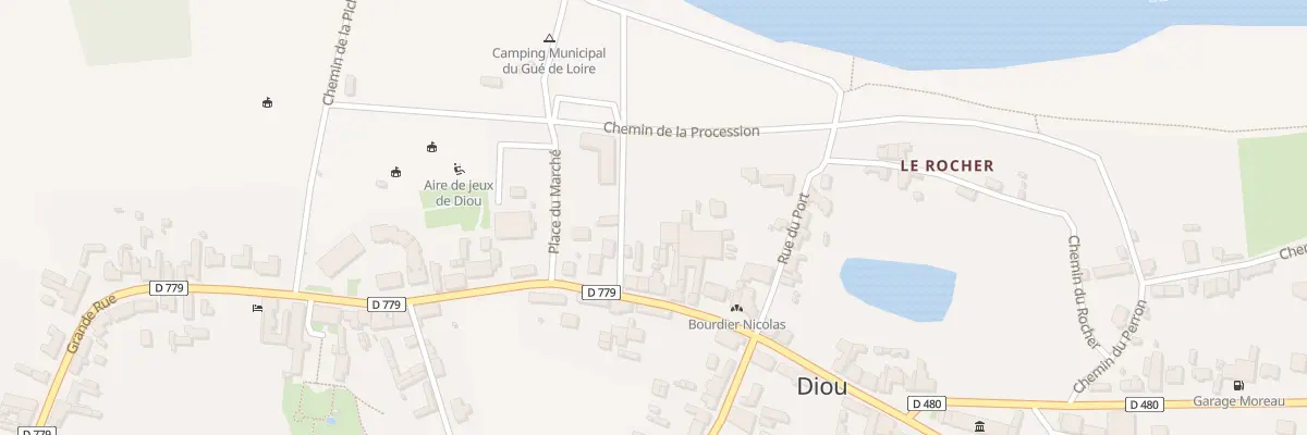 Plan du 68 Grande Rue à Diou