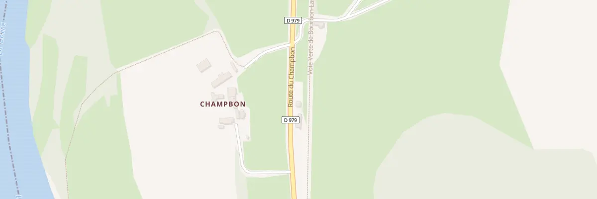 Plan du 892 Rte du Champbon à Saint-Aubin-sur-Loire