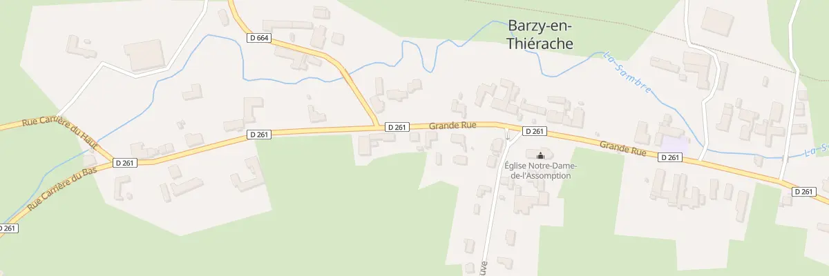Plan du 10 Grande Rue à Barzy-en-Thiérache