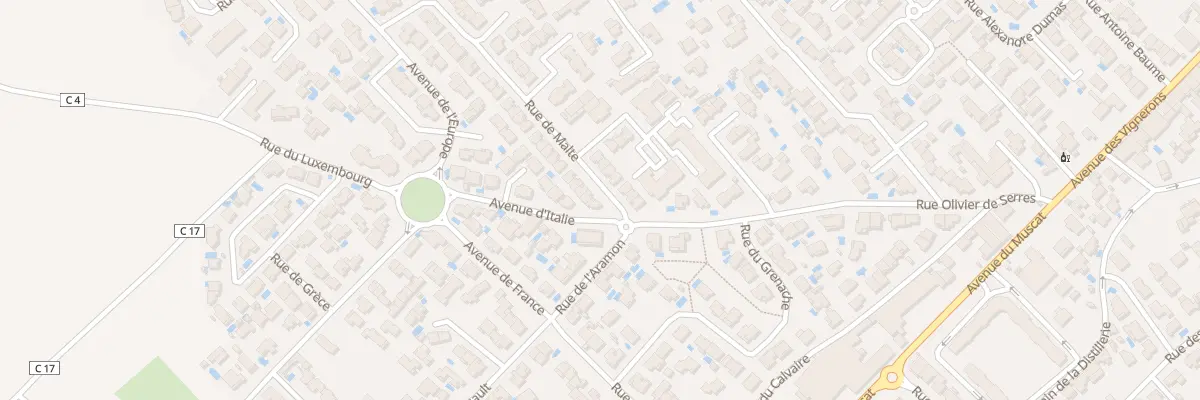 Plan du 20 Rue de Malte à Frontignan