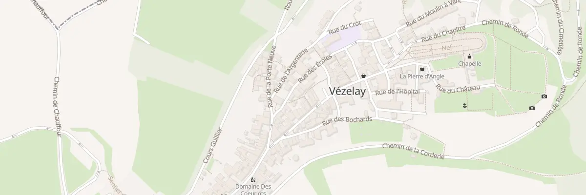 Plan du 4 Rue des Écoles à Vézelay