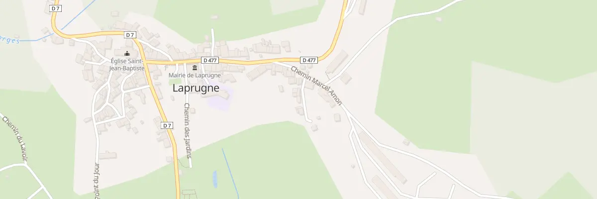 Plan du 6 Imp des Pres à Laprugne