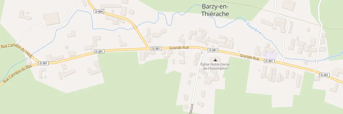 Plan du 12 Gr Grande Rue à Barzy-en-Thiérache