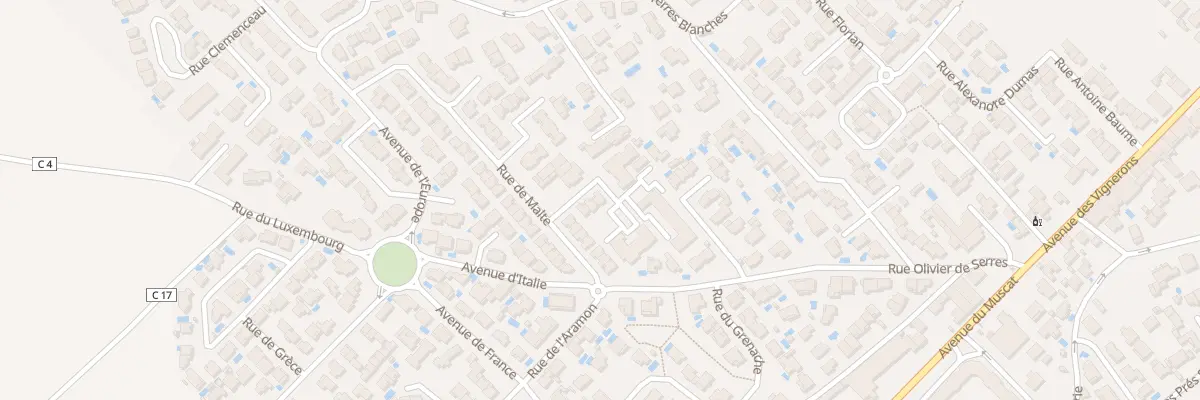Plan du 10 Rue de Malte à Frontignan