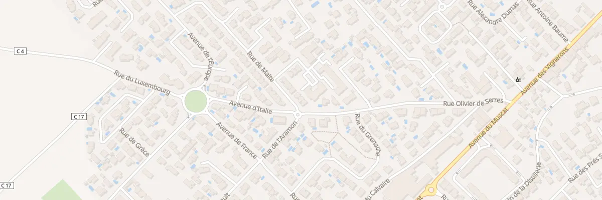 Plan du 2 Rue de Malte à Frontignan